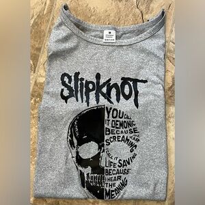 Slipknot Gray Graphic T-Shirt